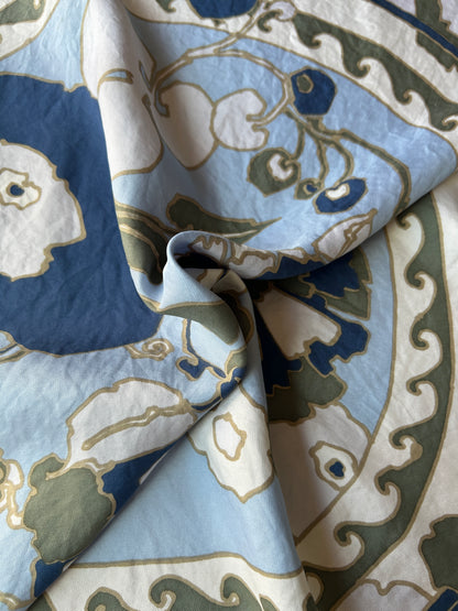 Foulard soie Christian Dior motif floral