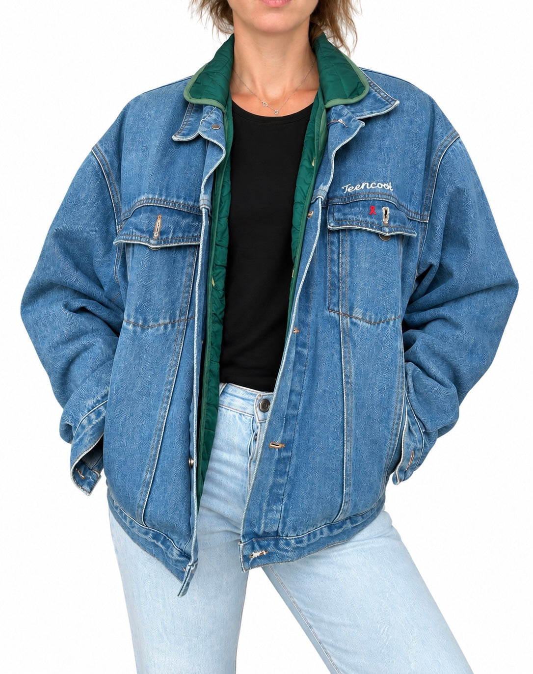 Veste en jean vintage doublure amovible