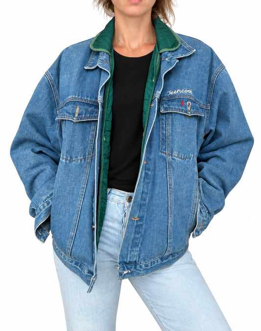 Veste en jean vintage doublure amovible