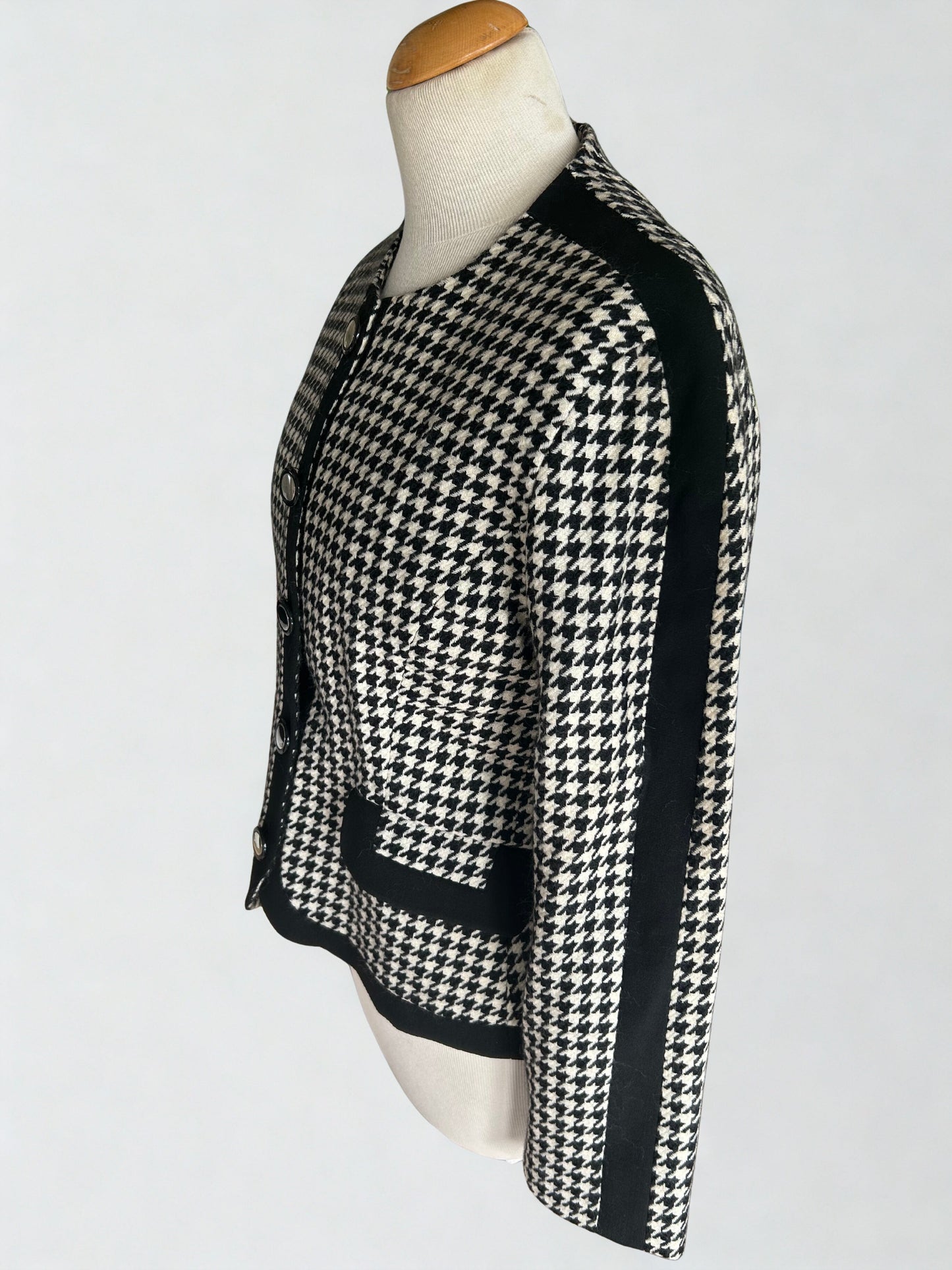 Veste vintage pied de poule laine - friperie vintage la friperie vintage 25