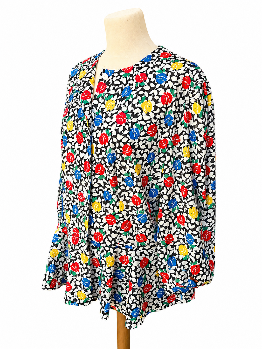 Chemisier vintage imprimé floral
