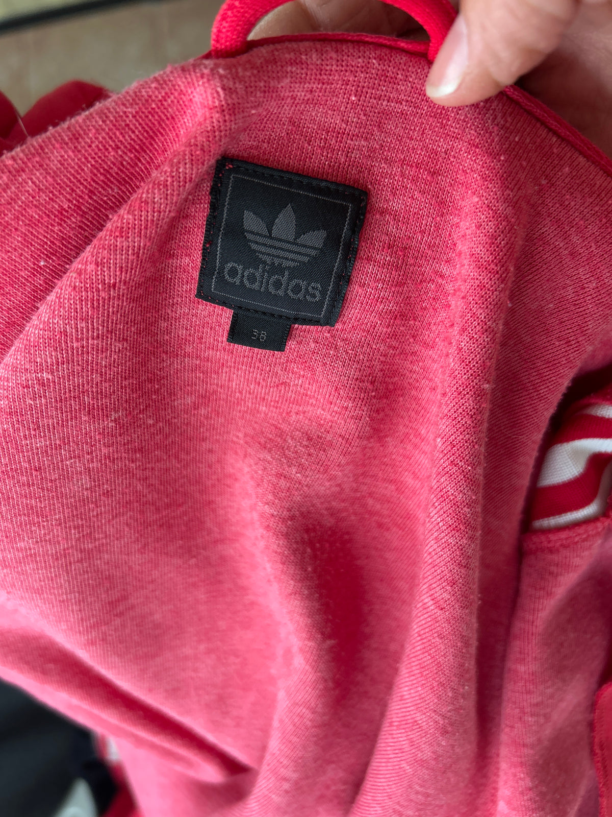 Veste Adidas Originals vintage rouge
