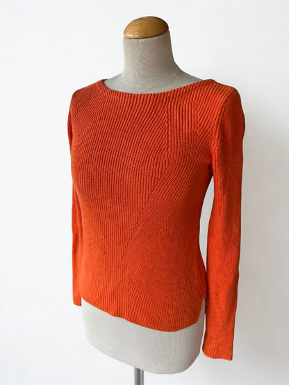 Pull over Hugo Boss orange la friperie vintage 25