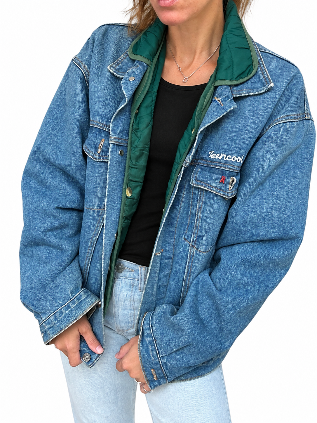 Veste en jean vintage doublure amovible