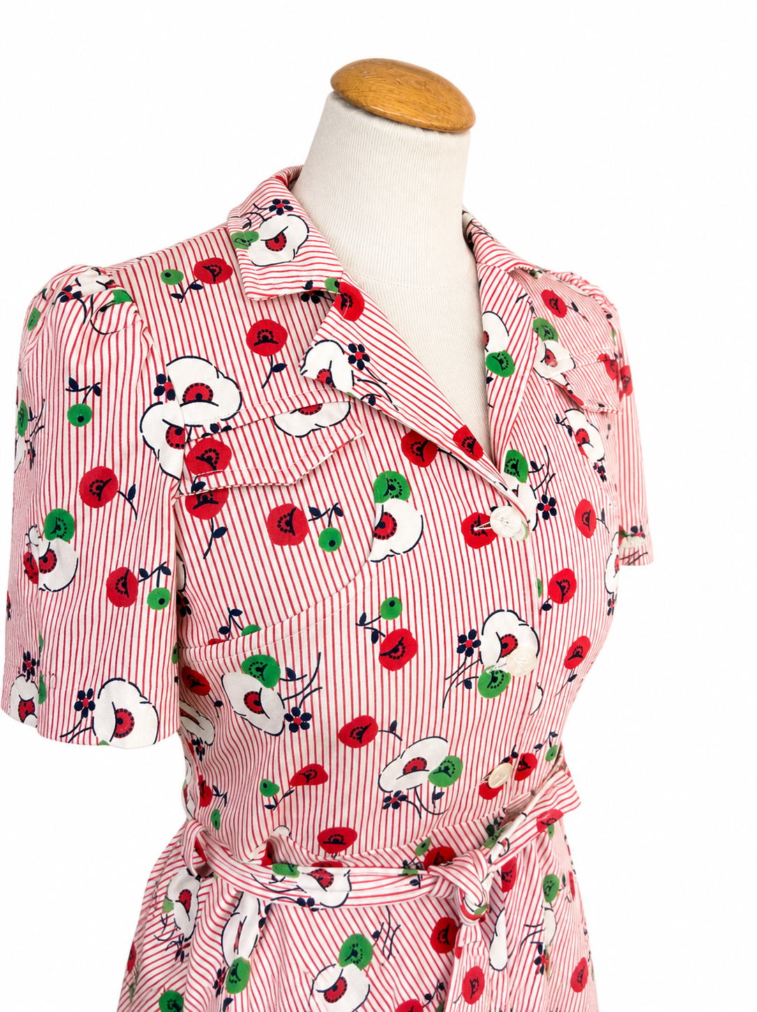 Robe vintage imprimé graphique 70’s