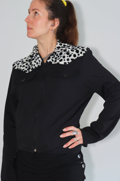 Veste légère mi saison vintage dalmatien