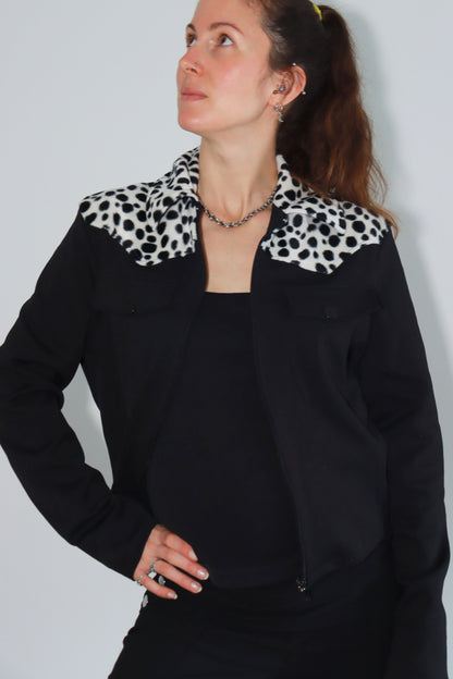 Veste légère mi saison vintage dalmatien