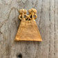 Broche vintage Alva Museum Replica métal doré