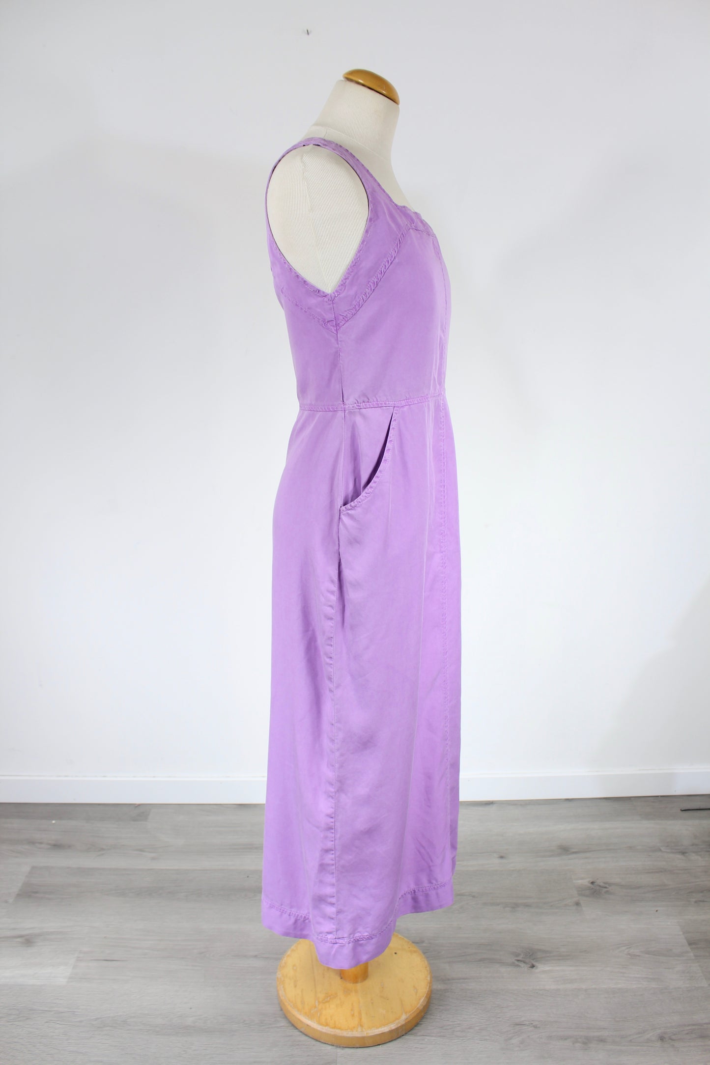 Robe longue vintage mauve robe des années 90