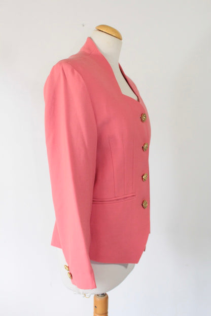 Veste vintage rose type blazer La friperie vintage la friperie vintage 25