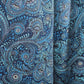 Tunique vintage bleu à motifs foulards La friperie vintage