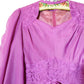 Robe longue vintage violette à sequins pour occasions