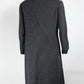 Manteau long vintage laine gris noir Weill France
