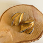 Clips d'oreille vintage dorés La friperie vintage