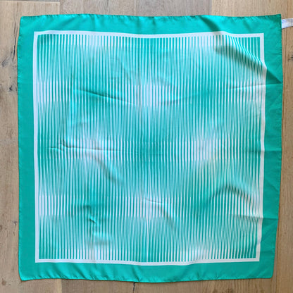 Foulard carré vert Miss Helen Italie La friperie vintage la friperie vintage 25